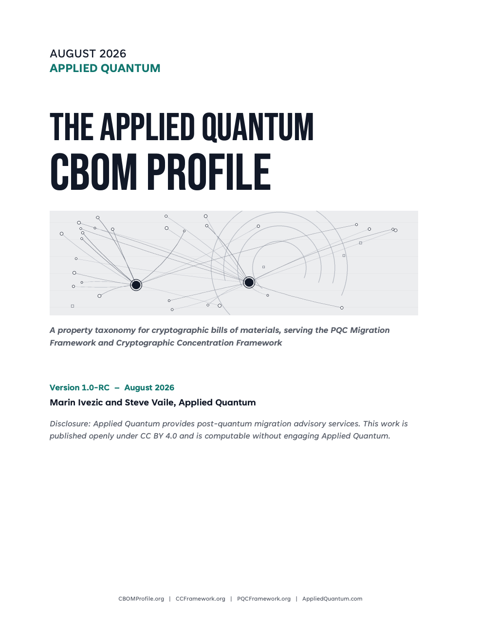AQ CBOM Framework cover